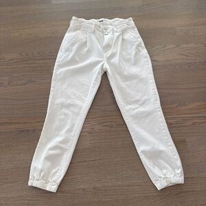 Paige off white ankle denim jeans size 28